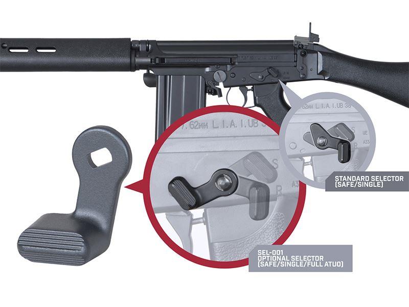 Ares L1A1 SLR Selector (Safe/Single/Full Auto. - Full Metal - SEL-001)