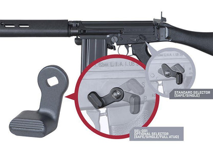 Ares L1A1 SLR Selector (Safe/Single/Full Auto. - Full Metal - SEL-001)