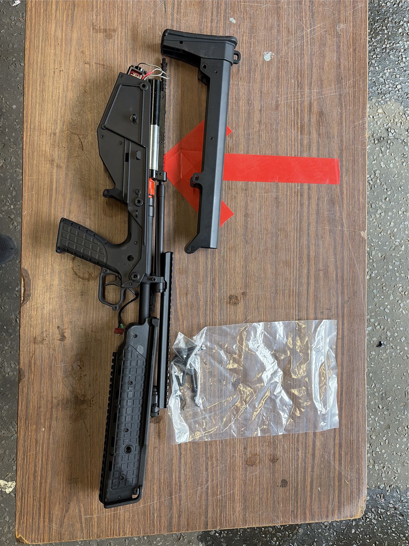 [Boneyard] EMG Ares Kel-Tec RDB17 AEG (OD) - In pieces - missing parts unknown - untested