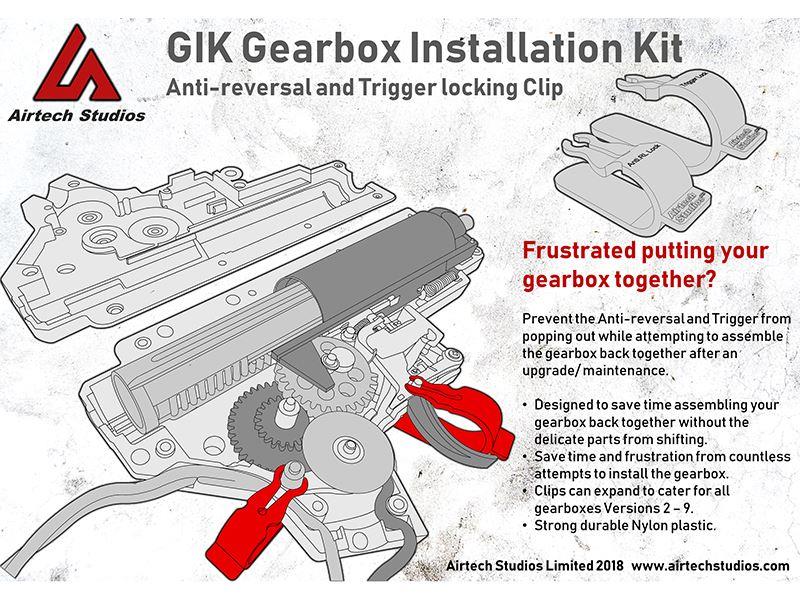 Airtech Studio AEG Gearbox V2 to V9 - Gearbox Install Kit