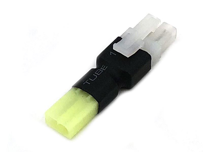 Airsoft Charger Adapter Lead - Male Mini-Tamiya to Female Tamiya