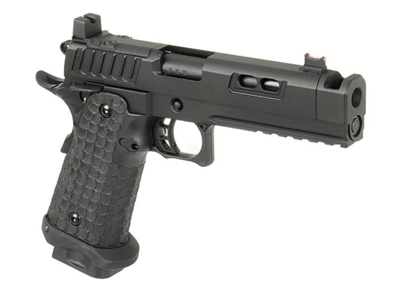 Army Custom Hi Cappa  Gas Blowback Pistol (R604 - Black)