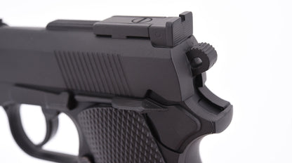 Hwasan 45 Series Co2 Non-Blowback Pistol (S - Full Metal - Black)