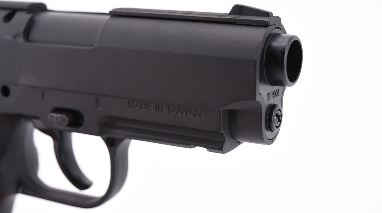 Hwasan 45 Series Co2 Non-Blowback Pistol (S - Full Metal - Black)