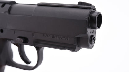 Hwasan 45 Series Co2 Non-Blowback Pistol (S - Full Metal - Black)