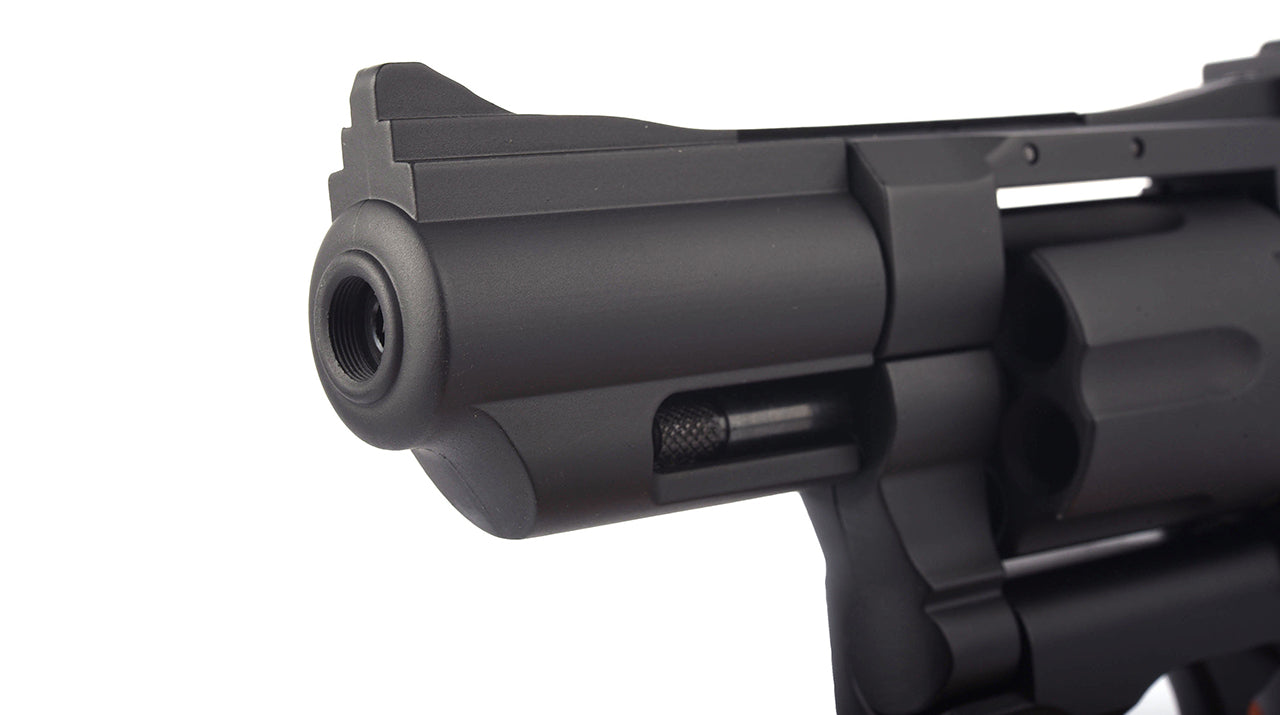 Hwasan 2.5" Co2 Revolver (4.5mm/.177 BB - Black - Faux Wood Grip)
