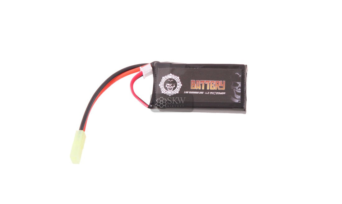 Duel Code 7.4v 1500 MaH 25C Lipo Battery