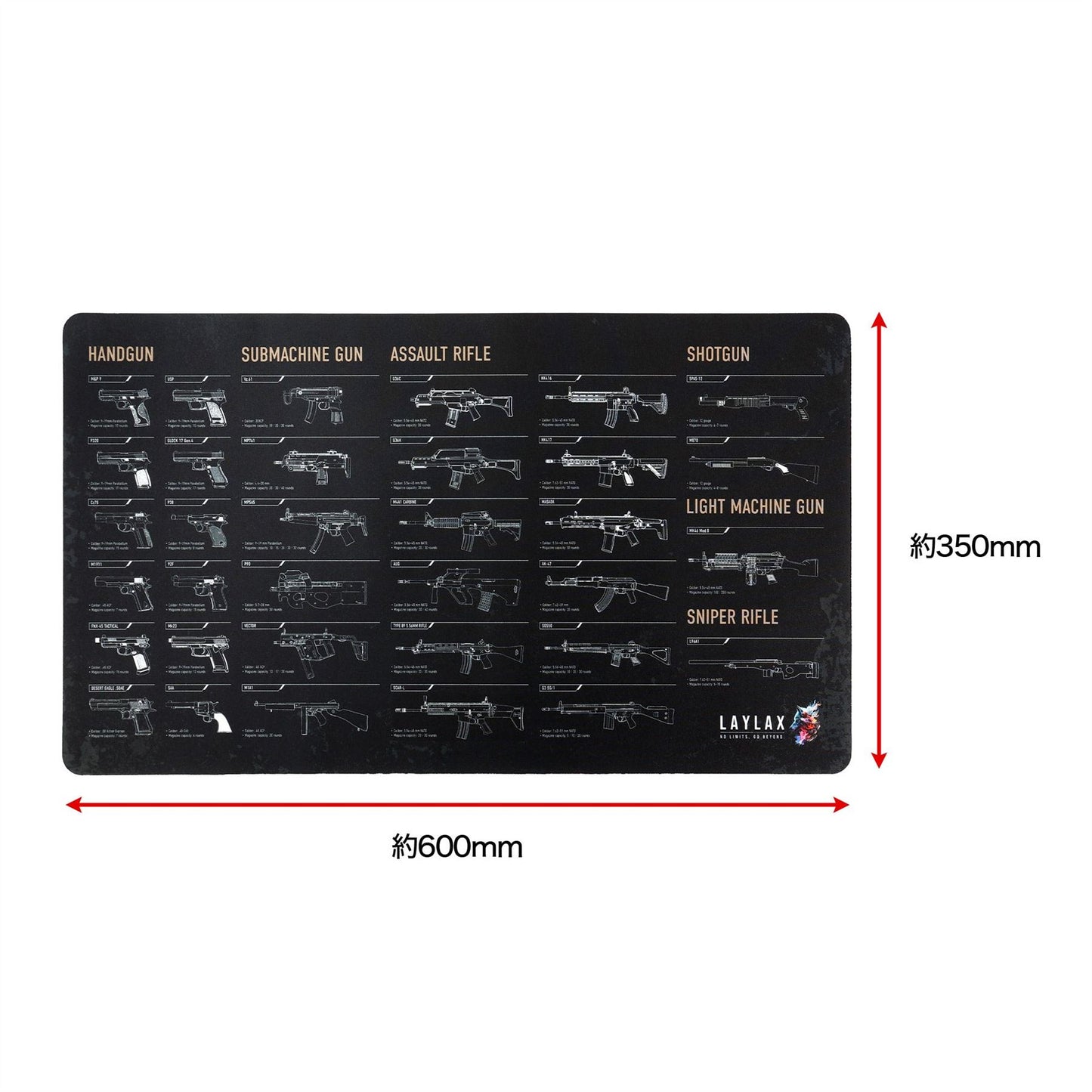 Laylax Satellite Premium Oversized Airsoft Maintenance Work Mat (900mm x 450mm)