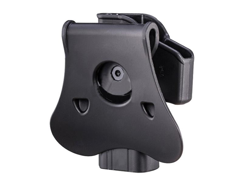 Amomax ROT360 Series Holster for Series 19 Pistol (Polymer - Right - Black)