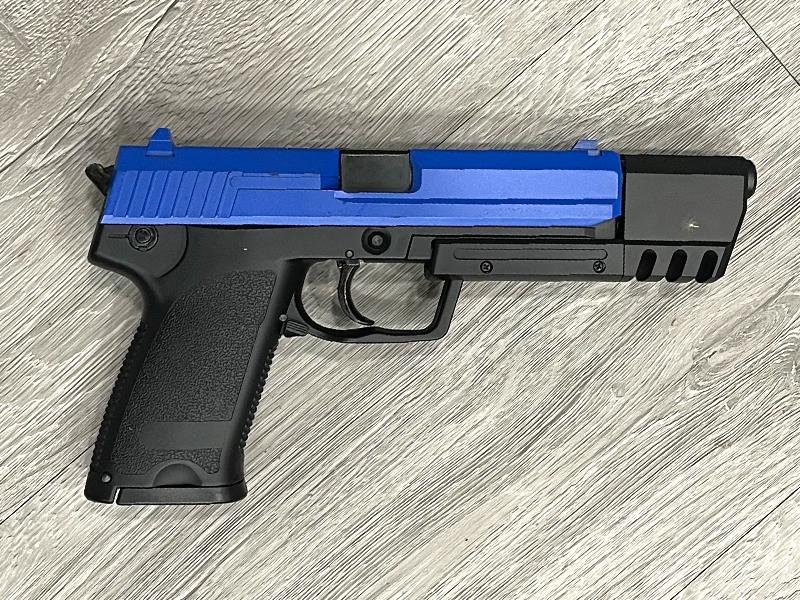 ACM ST8 Gas Pistol (Black - GGH-0303L - Top Slide Blue)