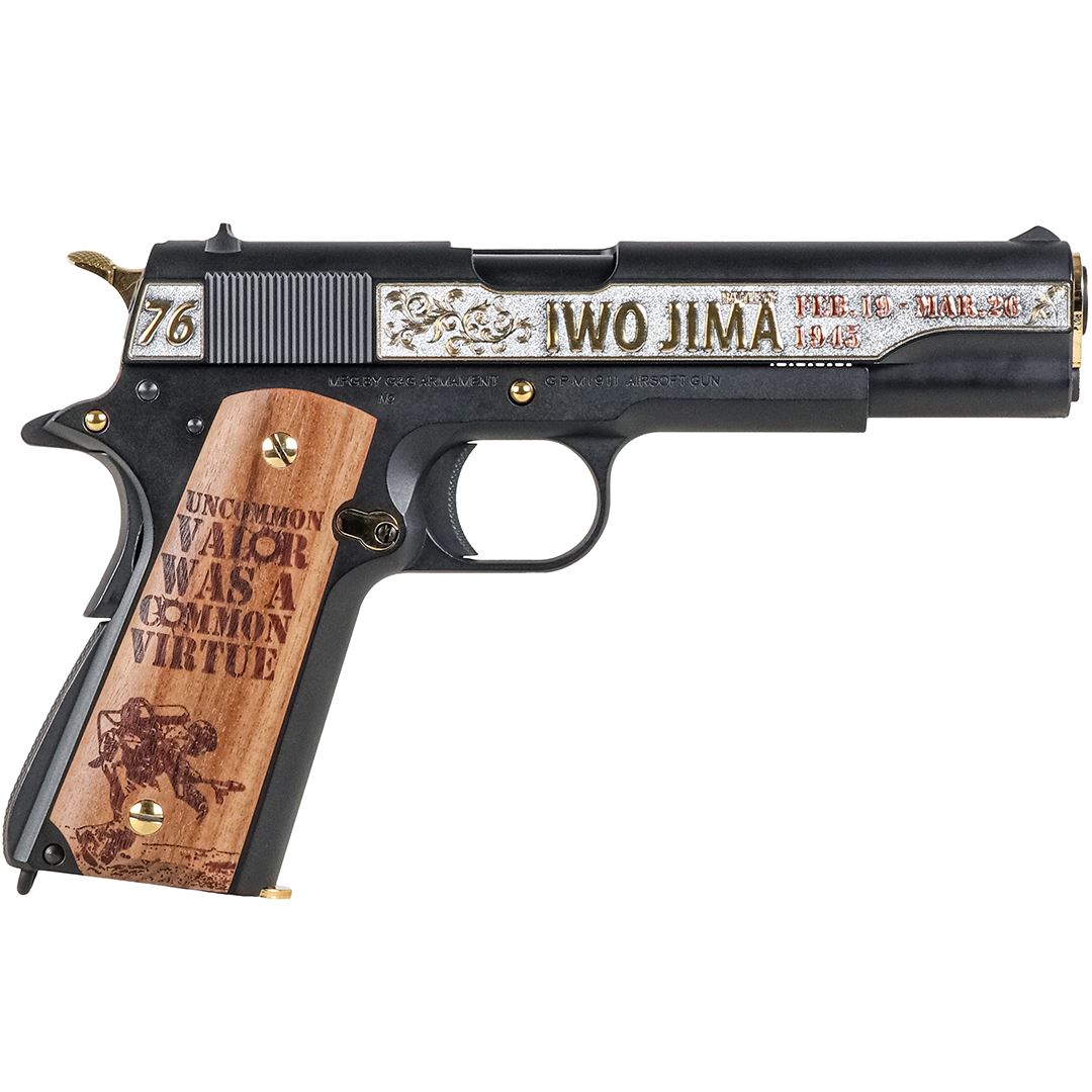 G&G PISTOL GBB GPM1911 IWO JIMA (GAS-M45-IWO-BBB-ECM)