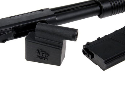 Air System Plus M870 Shotgun to M4 Magazine Adaptor (Black)
