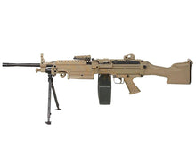 FN Herstal Minimi M249 MK2 with Sound Control Drum Magazine (Hard Stock - AK-249-MK2 - Tan)