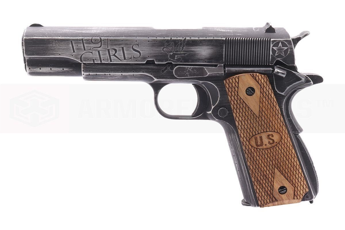 [Air Gun] Auto Ordnance Cybergun Custom 1911 Fly Girls Co2 Blowback Pistol (CG-AU0300-AG - 4.5mm/.177)