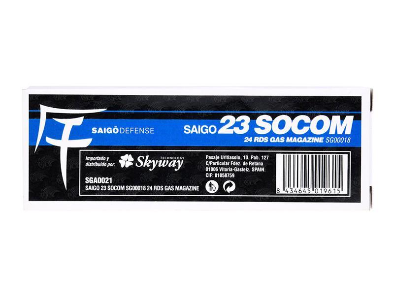 Saigo 23 Gas Magazine (24 Rounds - Black)