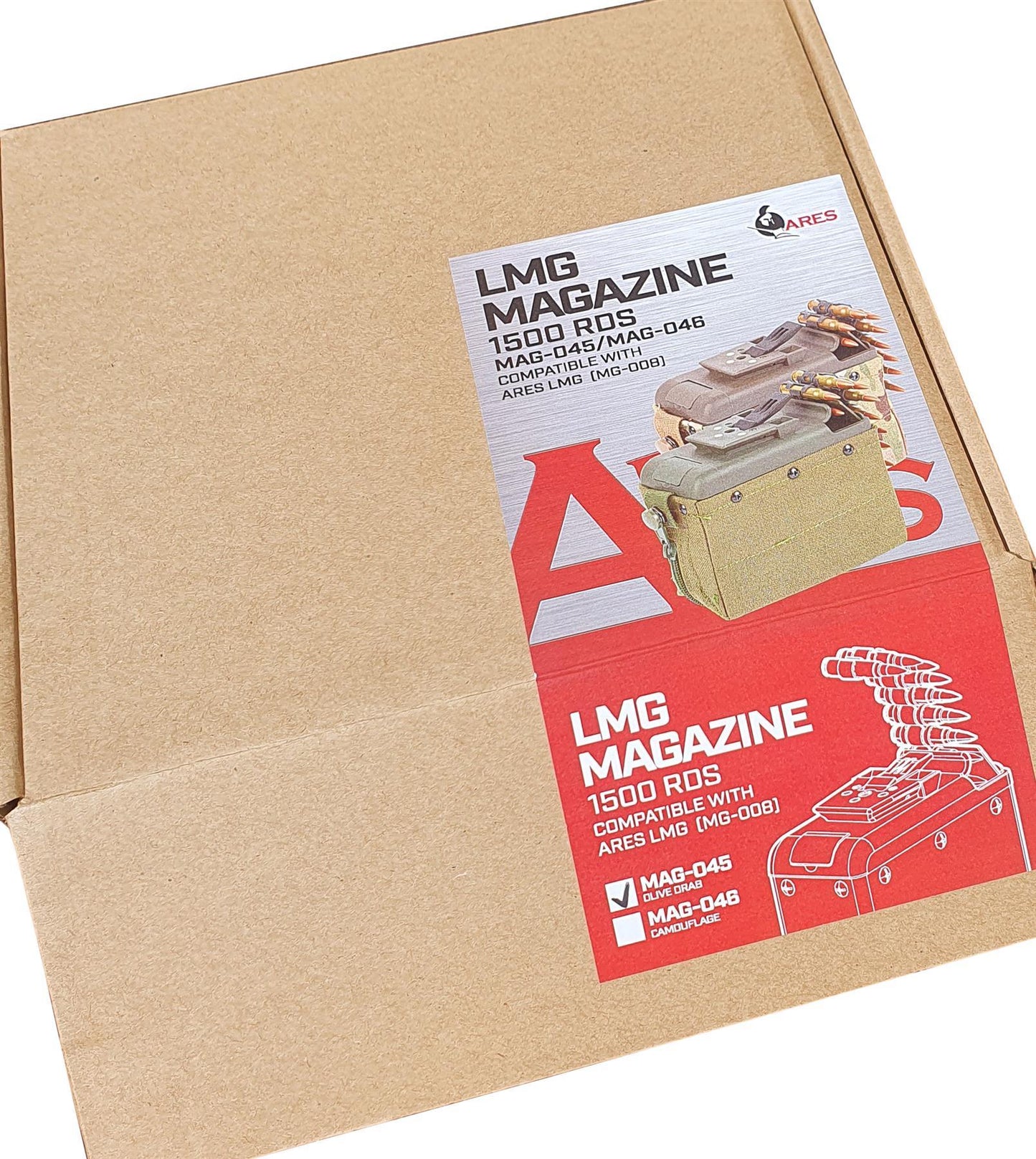 Ares LMG Box Magazine (OD - New Version - MAG-045)
