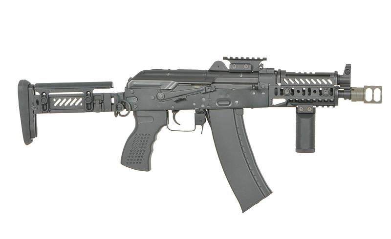 Cyma Platinum AKS74U Tactical AEG Rifle with Eshooter ETU GEN-2 (Black - CM113A)