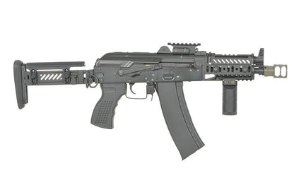 Cyma Platinum AKS74U Tactical AEG Rifle with Eshooter ETU GEN-2 (Black - CM113A)