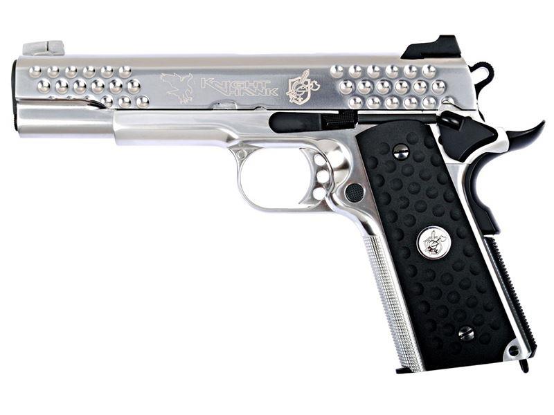 WE Knight Hawk Silver 1911 Full Metal