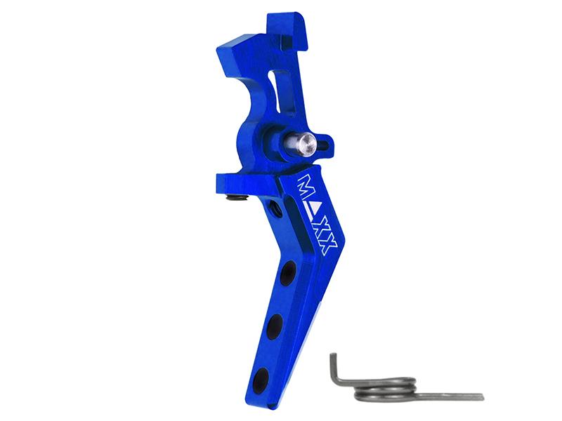 Maxx Model CNC Aluminum Advanced Speed Trigger (Style A) (Blue)