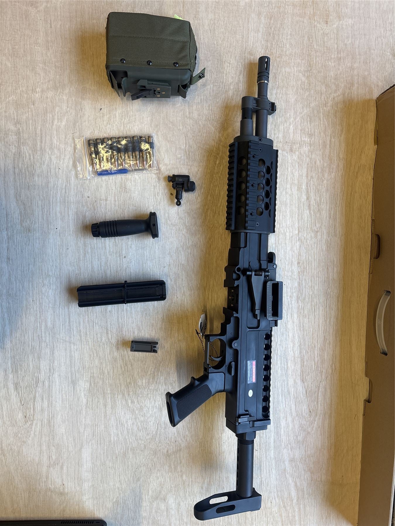 [Boneyard] Ares LMG Stoner (MG-008) - Hop-up fault - inconsistent feed / barrel jamming issue