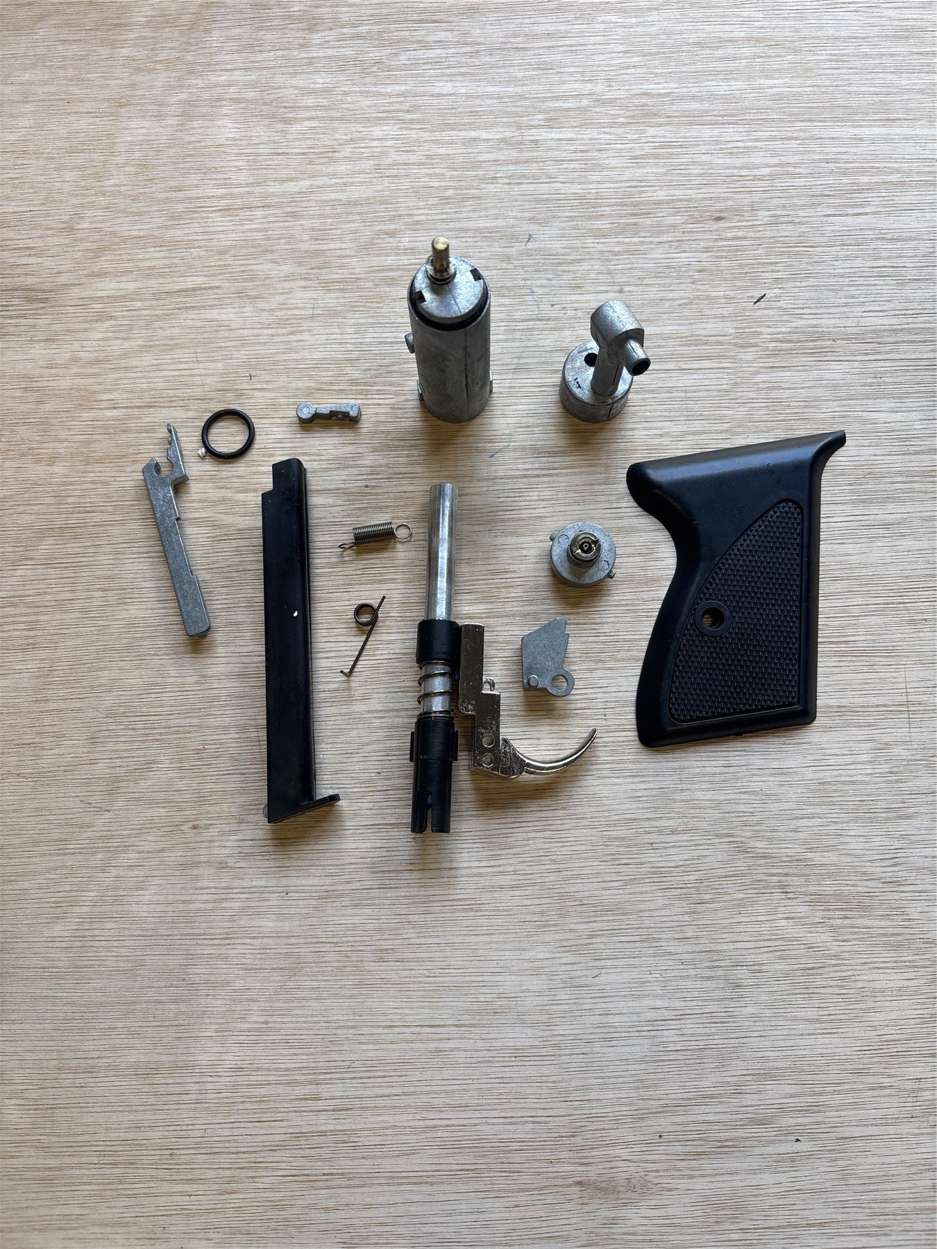 [Boneyard] SRC PPK NBB Gas Pistol (Silver) - Incomplete - parts only - missing gun & mag