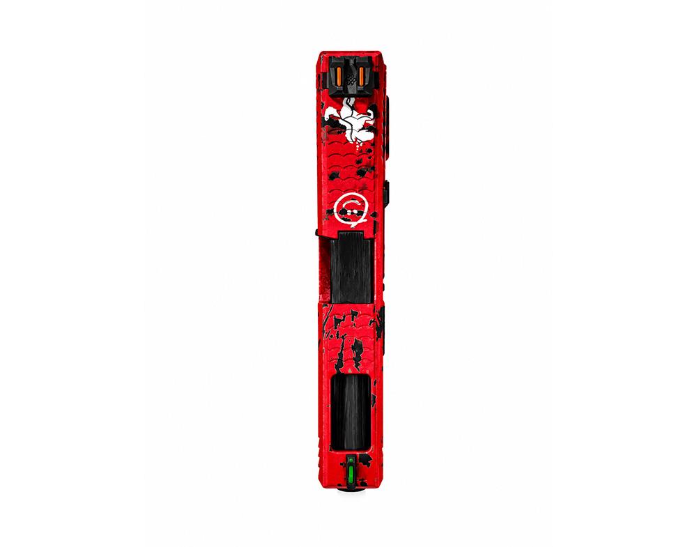 Ascend Airsoft x WE 17 Series Red GBB Pistol (DP17 Extended Mag)