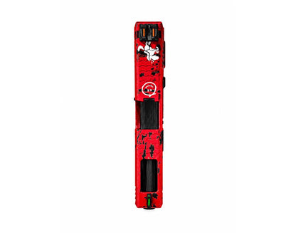 Ascend Airsoft x WE 17 Series Red GBB Pistol (DP17 Extended Mag)