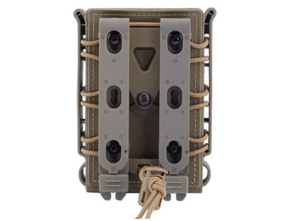 Big Foot M4/AK Fast Magazine Pouch (Polymer - Adjustable Elasticated Retention - Tan)