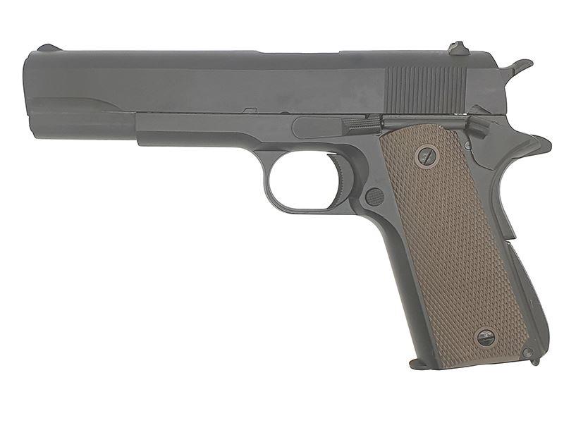 Golden Eagle 1911A1 Gas Blowback Pistol (Metal - Black - 3305)