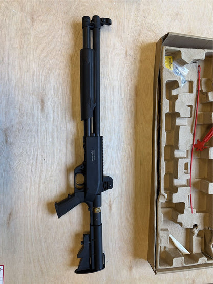[Boneyard] APS Paintball Marker Pump Action Shotgun (16 Inch - Co2 - 0.68 - Black) - Gas not flowing - not firing
