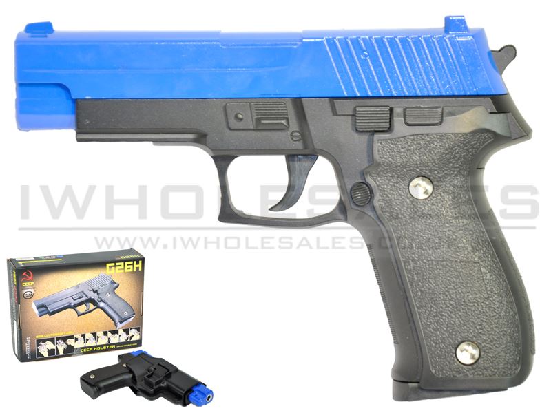 ACM C226 G26H Metal Pistol with Holster (Blue)