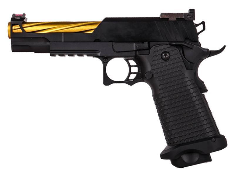 Golden Eagle Hi-Capa 5.1 Custom Series (Gold Barrel - Black - 3337)