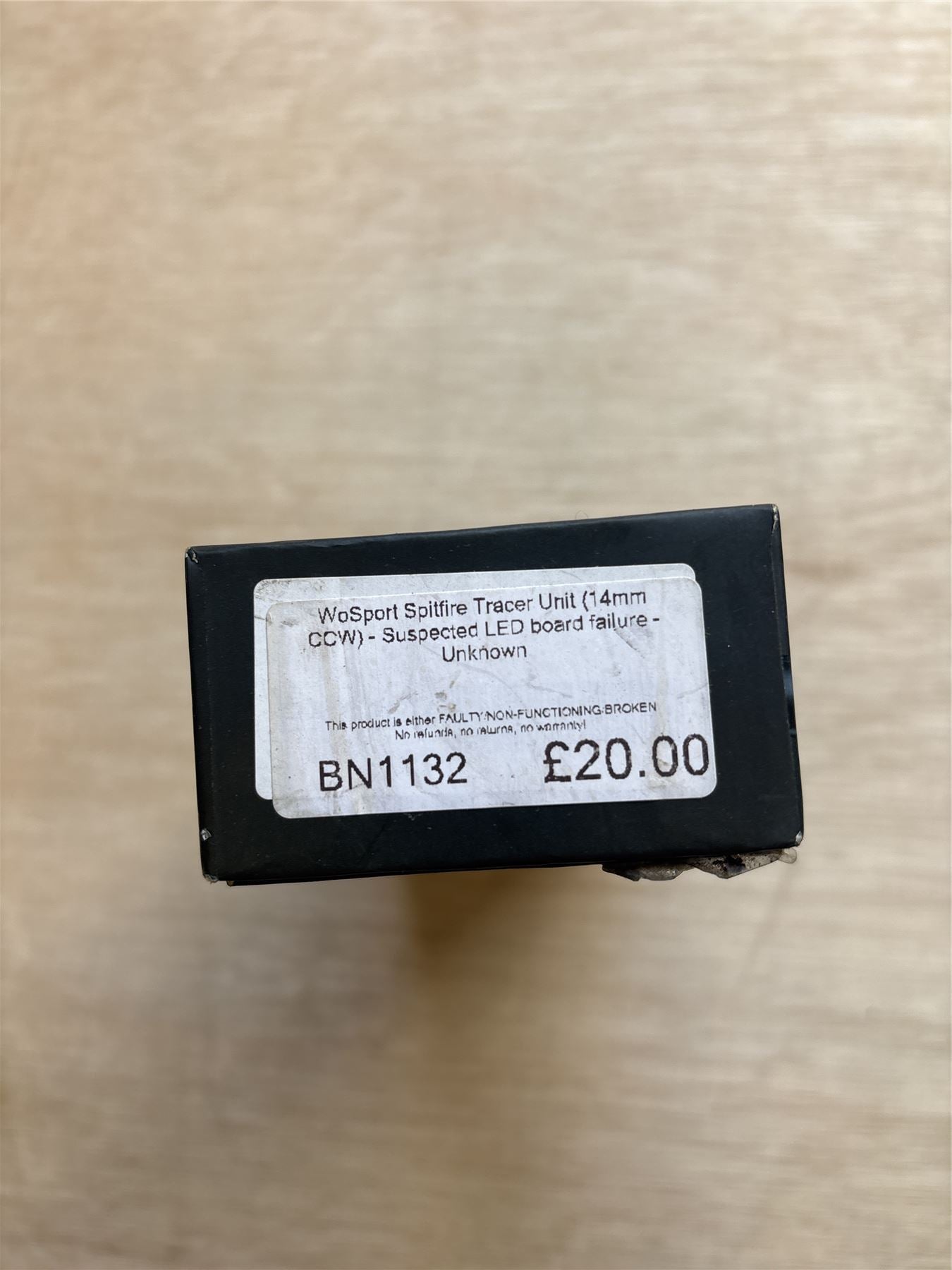 [Boneyard] WoSport Spitfire Tracer Unit (14mm CCW) - Suspected LED board failure - Unknown