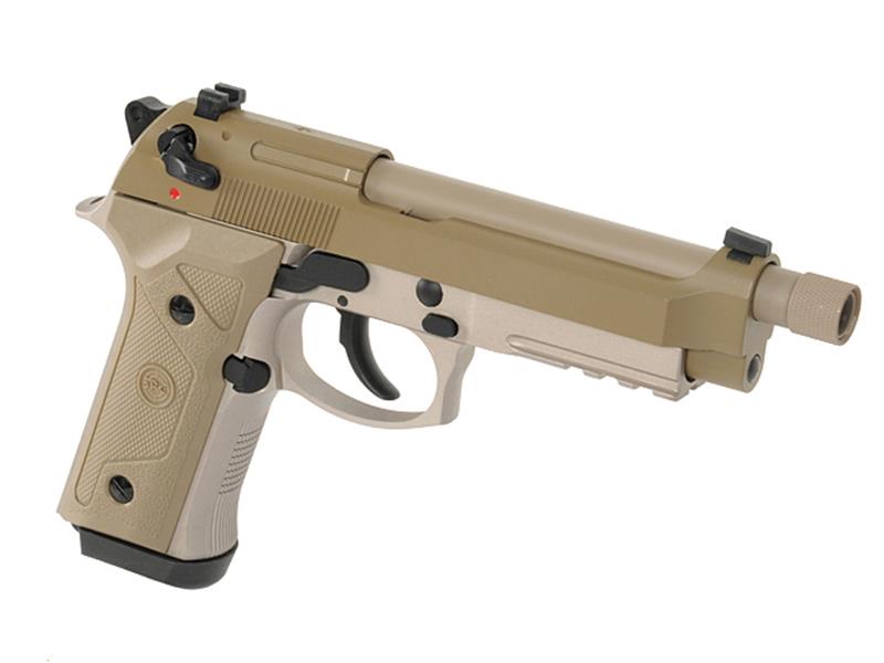 SRC M92 SR9A3 Gas Blowback Pistol (Dual Powered - Tan - GB-0710D)