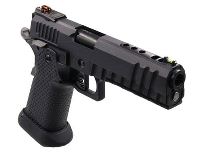 Armorer Works Custom Black Ace Hi-Capa GBBP (Black Slide - Black Barrel -  AW-HX2033)