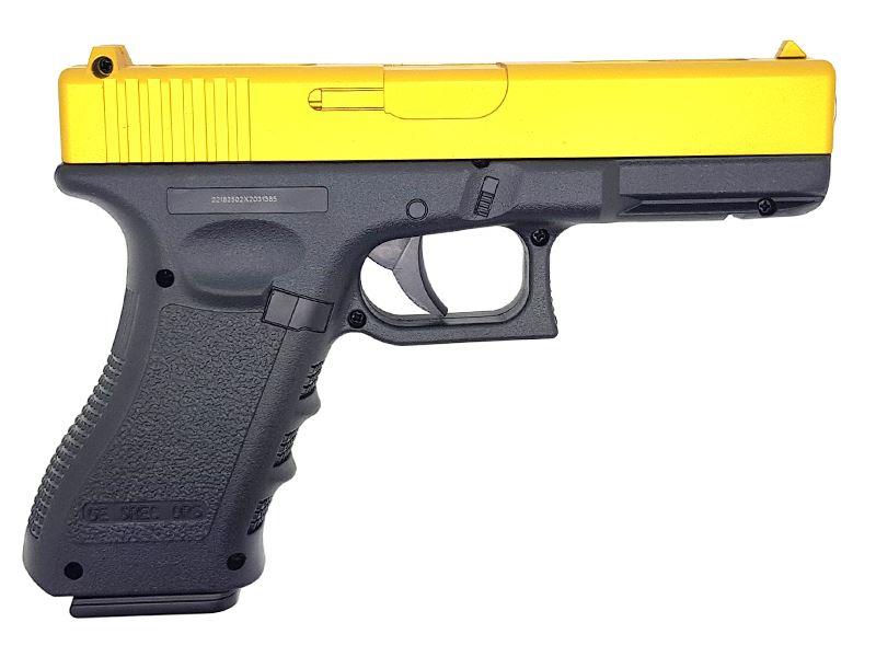Golden Hawk 17 Series Pistol (1:1 Scale - Full Metal Slide - Gold)