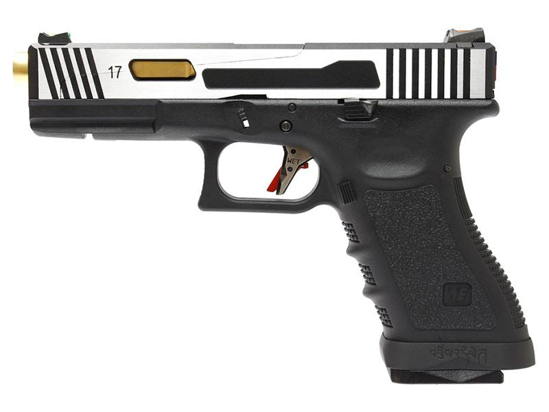 WE Custom 17 Series Hi-Speed GBB with Split Slide and Slide Racker