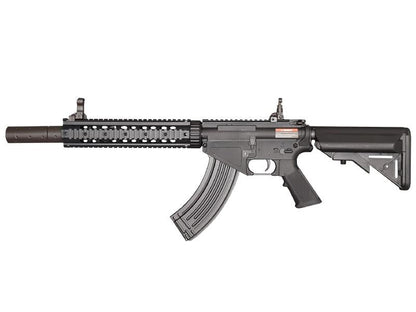 Cyma AR47 RIS with Inbuilt Suppressor (Nylon Fibre - Mosfet/QD Spring - Inc. Bat. & Charger - CM650)