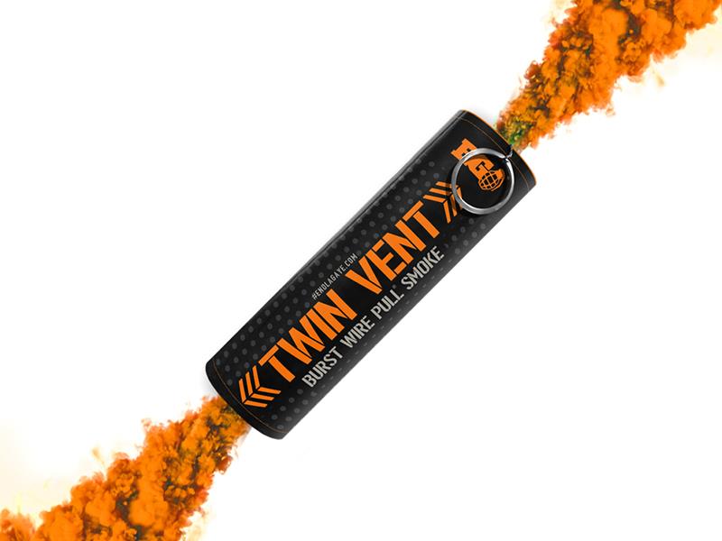 Enola Gaye Twin Vent Burst Wire Pull Smoke Grenade (BWP02Y - Yellow)