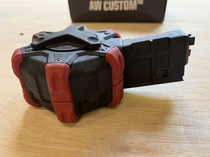 [Boneyard] Armorer Works Custom Adaptive Drum Mag (AW-DRMG05 - AR Series) - Holds gas - feeds - untested in gun.