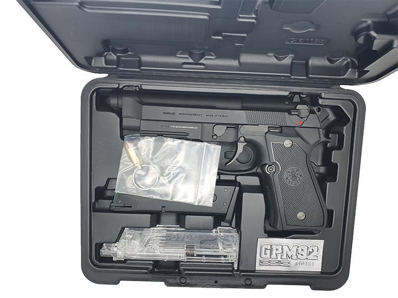 G&G SMC-9 9mm Conversion Carbine Kit with GTP9 Gas Blowback Pistol (Black - GAS-SMC-9MM-BBB-ECM)