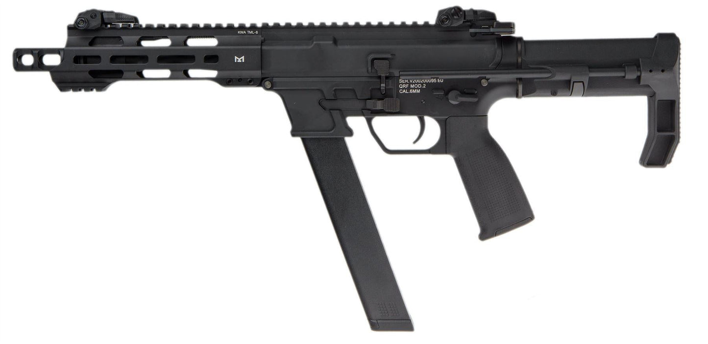 KWA QRF MOD2 AEG 2.5 SMG (Black - MOD2)