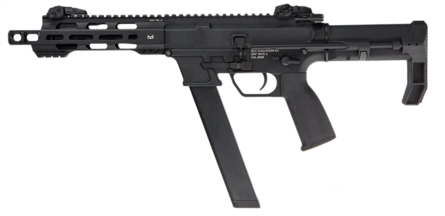 KWA QRF MOD2 AEG 2.5 SMG (Black - MOD2)