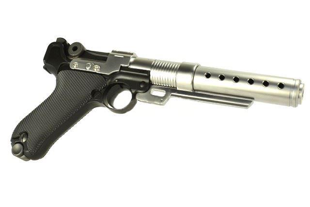 Armorer Works Rebel A180 Pistol Gasblowback Pistol (Black/Silver)