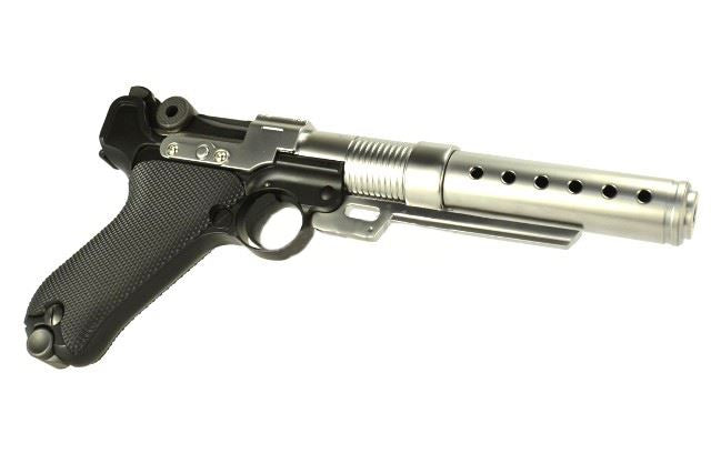 Armorer Works Rebel A180 Pistol Gasblowback Pistol (Black/Silver)