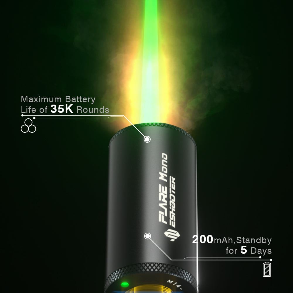 E-Shooter Flare Mono Airsoft Tracer & Muzzle Flash Unit (V800)