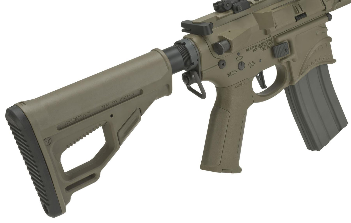 Ares x Sharp Bros. Hellbreaker Pro. M4 7" (Tan - M4-SB7-DE)