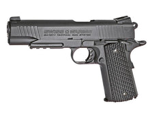 Swiss Arms 1911 4.5mm/.177 Tactical Rail Co2 Blowback Pistol (Cybergun - Black - 288513)