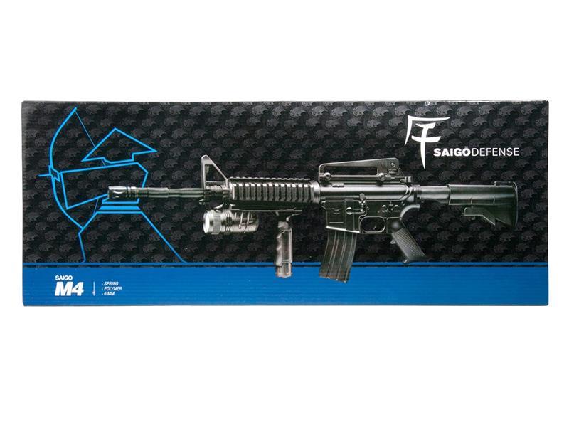Saigo M4 RIS Spring Action Rifle (Polymer - Black)
